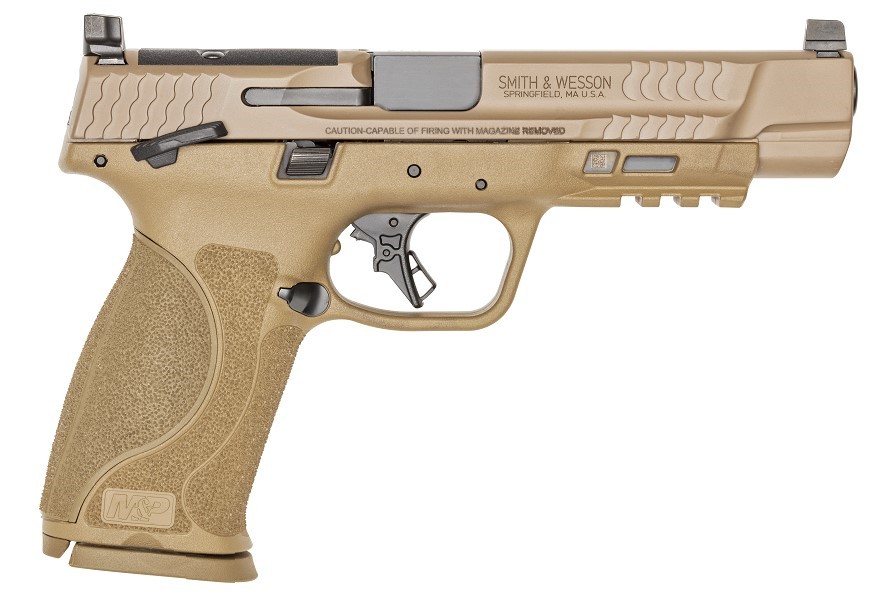 SW M&P9 M2.0 OR TS 5'' FDE 17R - Win Repeating Arms Promotion